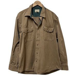 Cabela's Men’s Stonewash Canvas Button-down Shirt Size Large